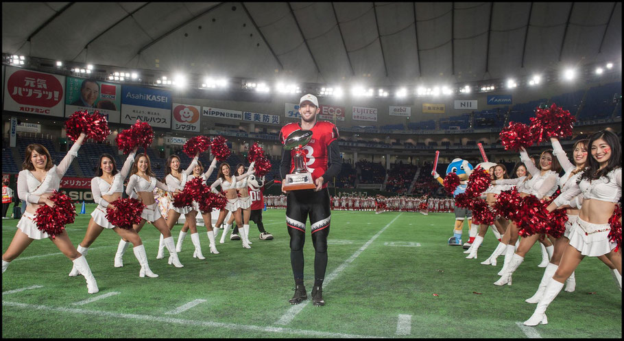 Colby Cameron was named MVP –  Inside Sport: Japan, Jan 3rd, 2018