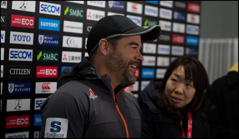 Coach Scott Hansen talks to the media following the Captain's Run – John Gunning Inside Sport: Japan, March 2nd, 2018