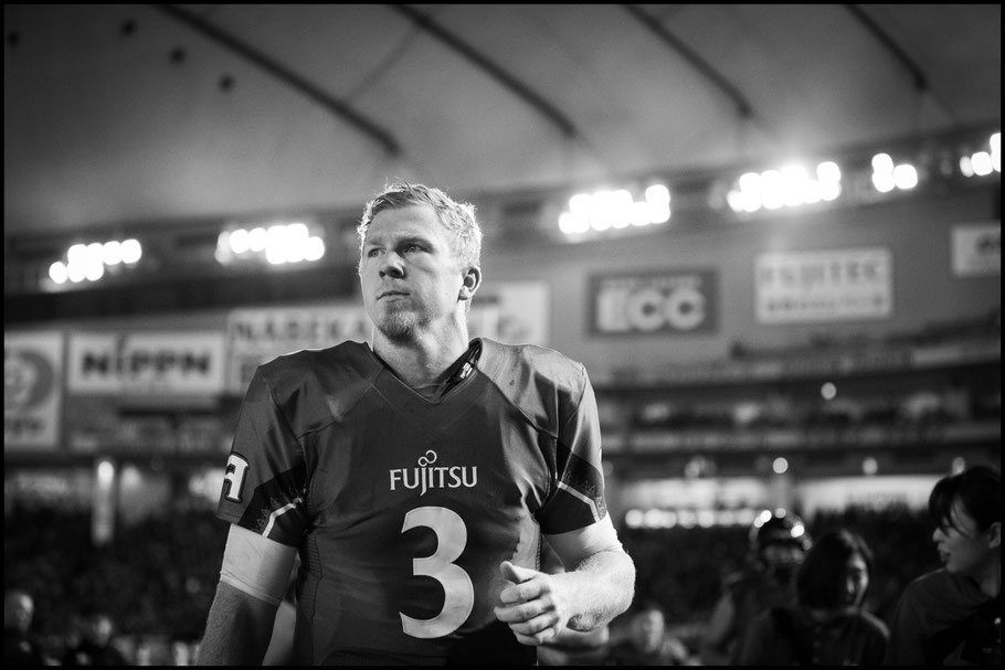 Frontiers QB Michael Birdsong after the game – Sachiyo Karamatsu, Inside Sport: Japan, Dec 17th, 2018