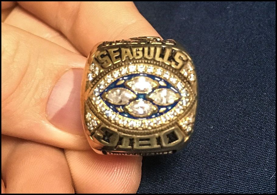 Obic's four in a row ring is based on that for Super Bowl XXVIII - Photo: Courtesy BJ Beatty