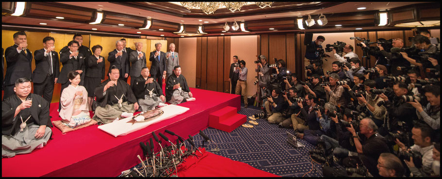 Kisenosato just after his promotion to Yokozuna— John Gunning, Inside Sport: Japan, Jan 25th, 2017