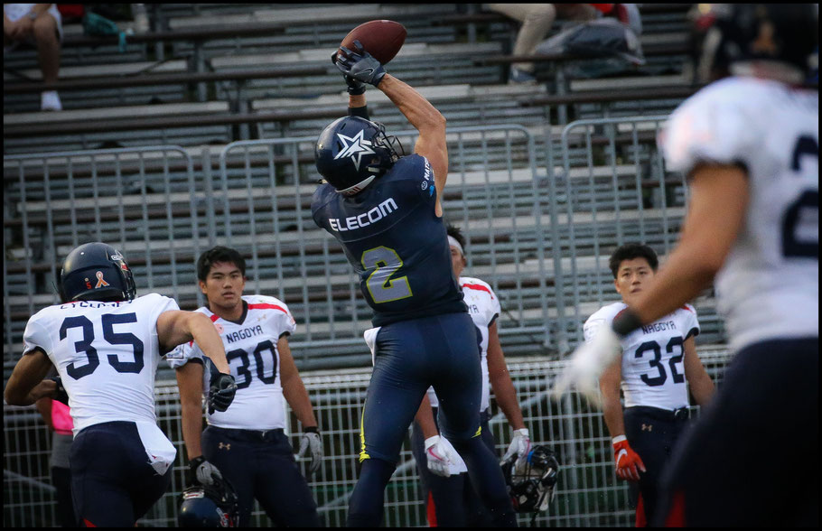 Hasic in action against Nagoya Cyclones — Shin Takebe, Inside Sport: Japan, Sept 8, 2018