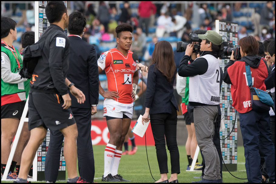 Kotaro Matsushima talks to the media after the match – Sachiyo Karamatsu Inside Sport: Japan, April 7th, 2018