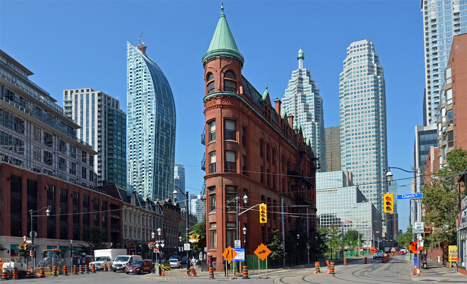 Das Gooderham-Building Toronto.