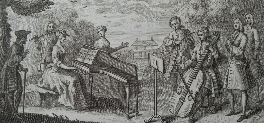 George Bickham (1704-1771) “The Musical Entertainer” (1740)