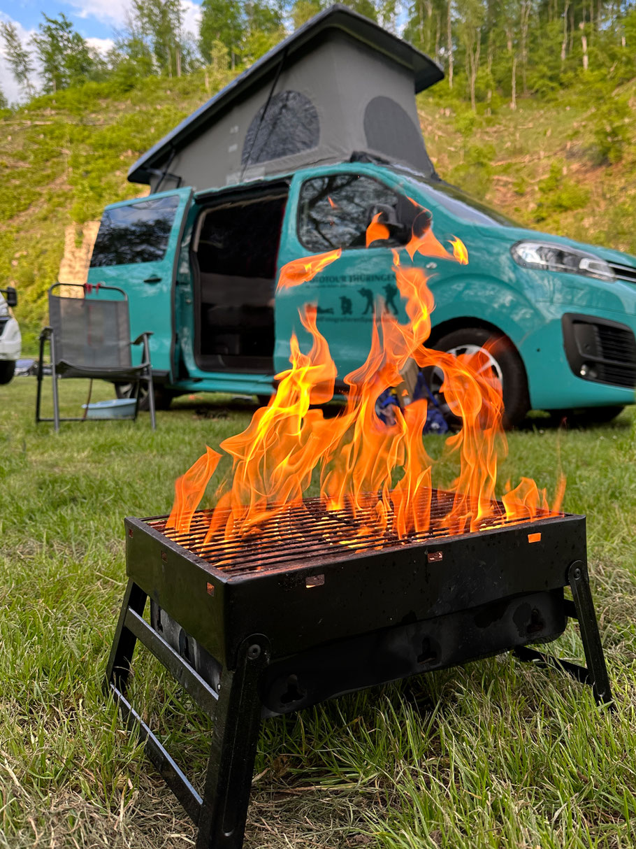 Nach der Fototour kannst du mit uns grillen und zusammensitzen l Foto: Melanie Kahl