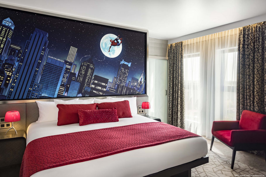 Disneyland Paris 2021 - Hotel New York - The Art of Marvel - Spider Man Suite