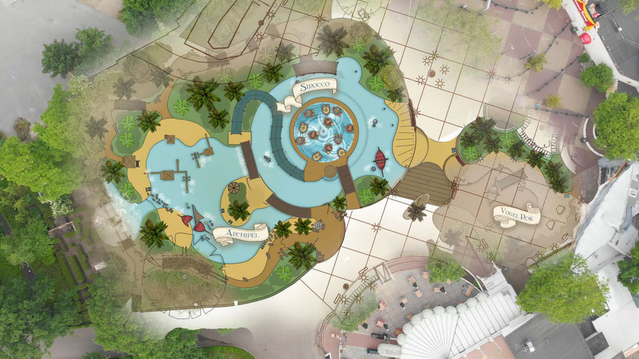 efteling baupläne welt von sindbad