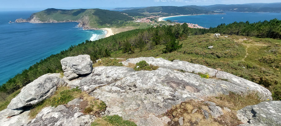 Blick auf Finisterre von Piedras Santas