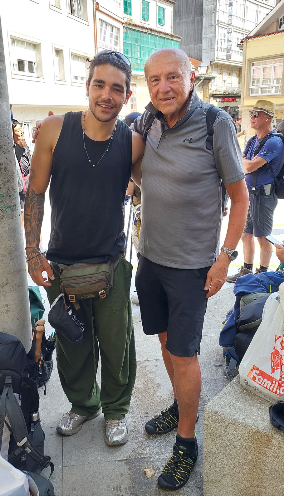 Den Danilo treffe ich nach 300 km wieder in Finisterre