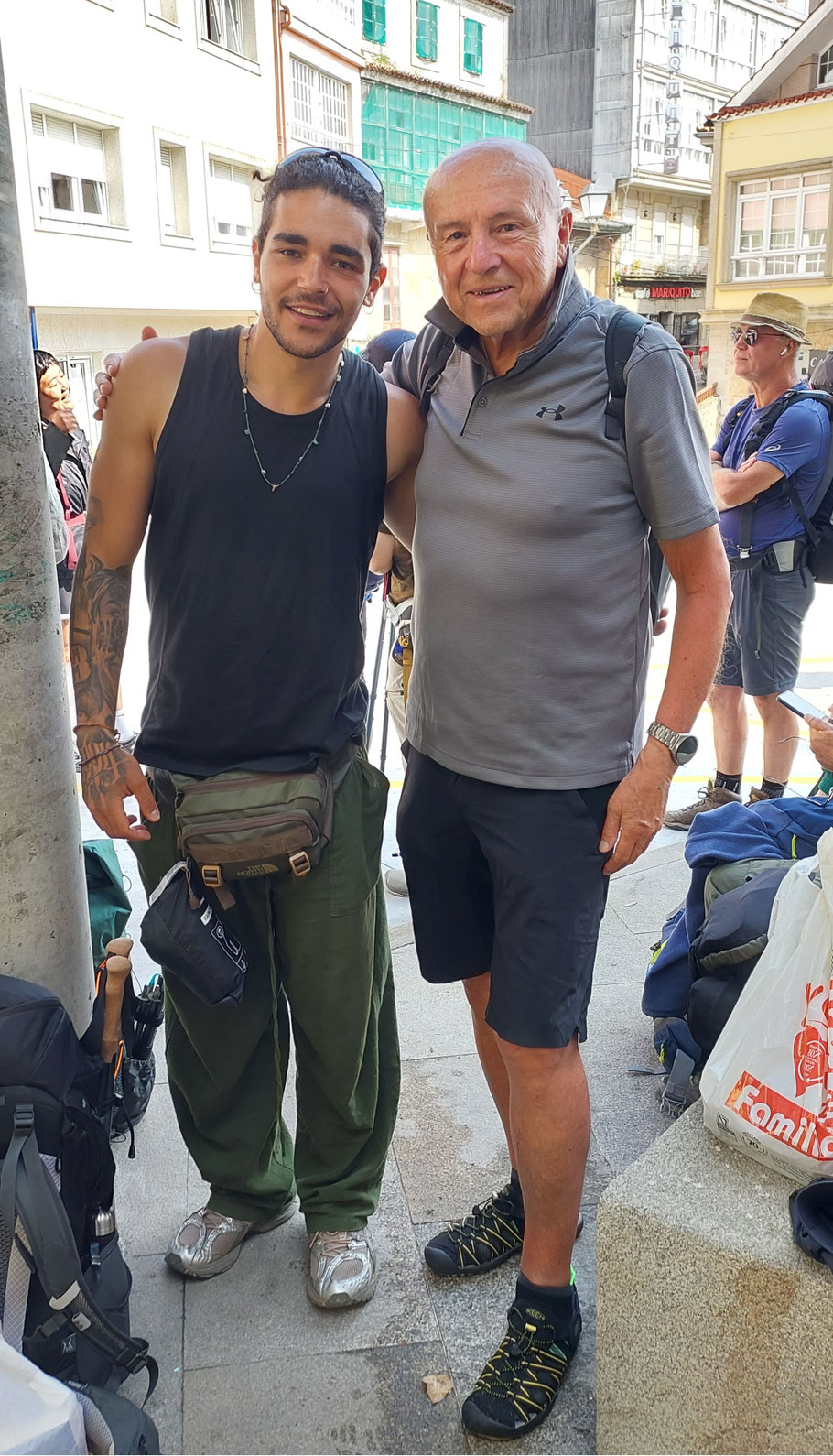 Den Danilo treffe ich nach 300 km in Finisterre wieder