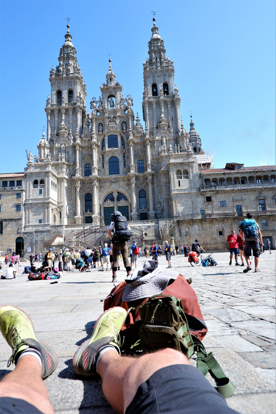 Santiago de Compostela, Ankunft
