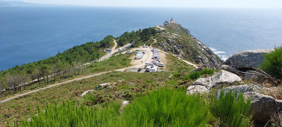 Blick auf Kap Finisterre