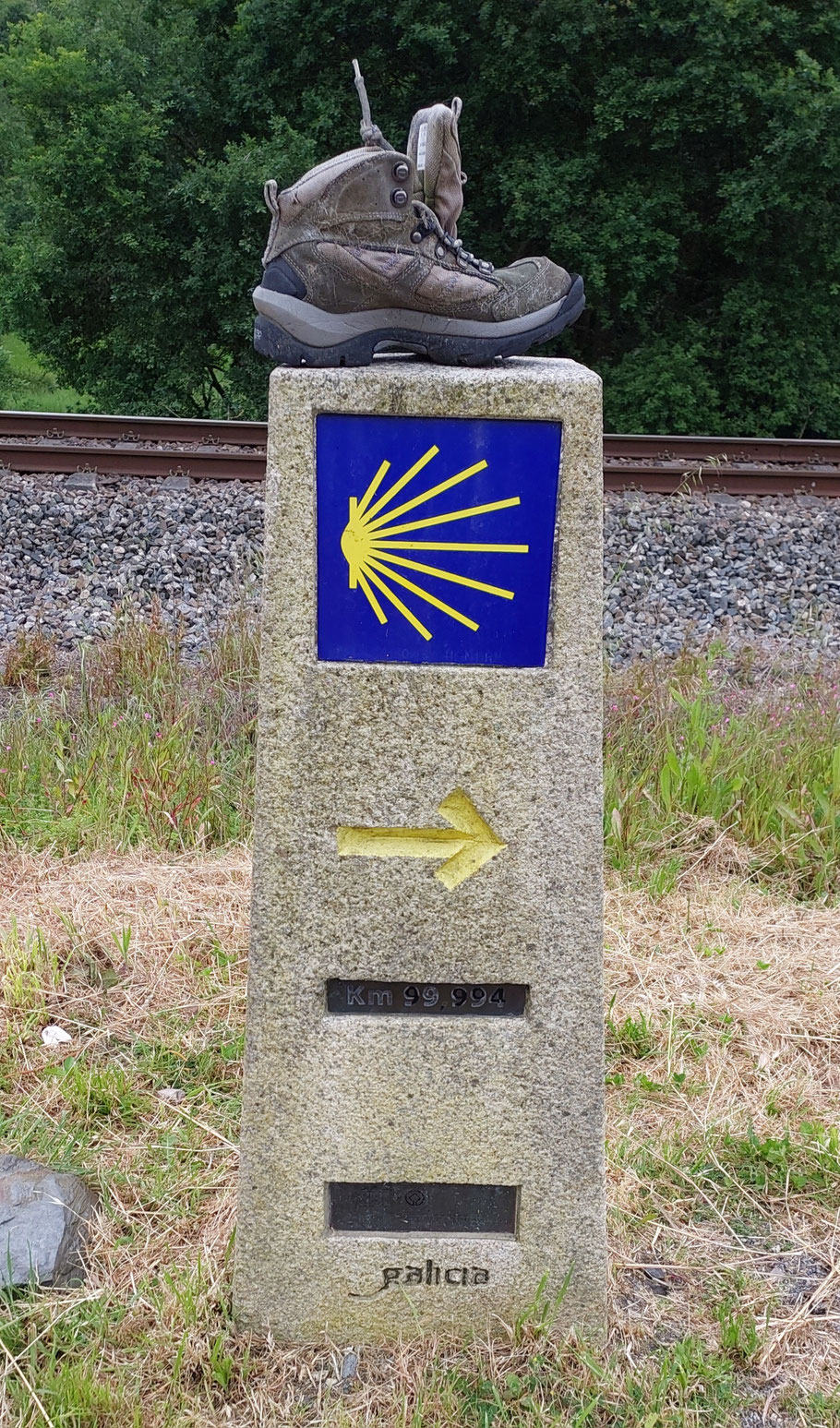 Km 99,994 kurz nach Baamonde
