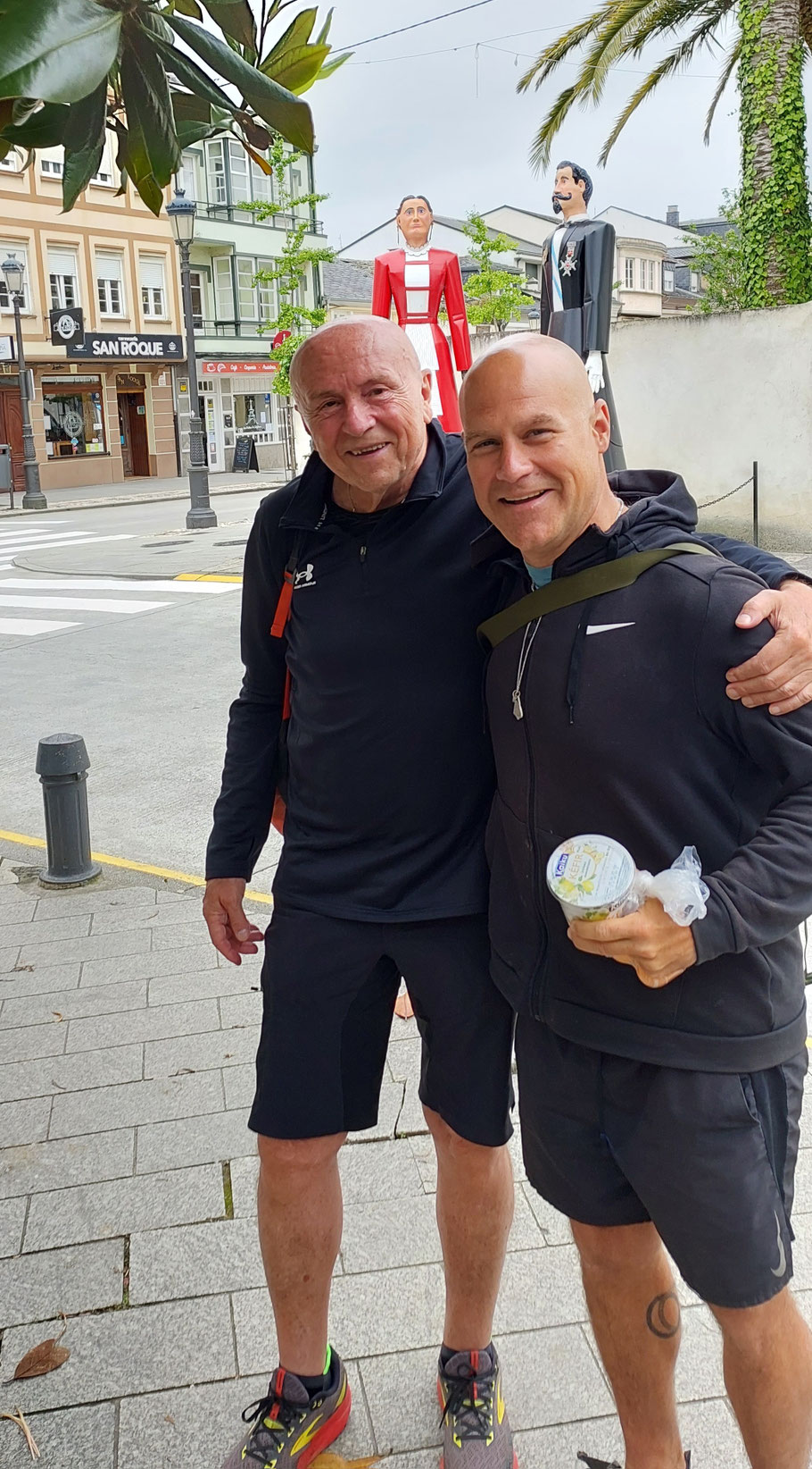 In Ribadeo treffe wieder den Sam aus Chicago