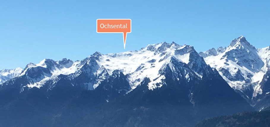 Blick von Schnifis aus Richtung Zimba