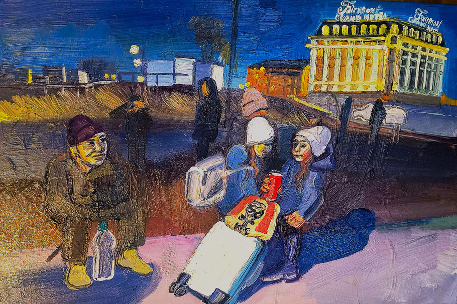 Fugitives in Kyiv.