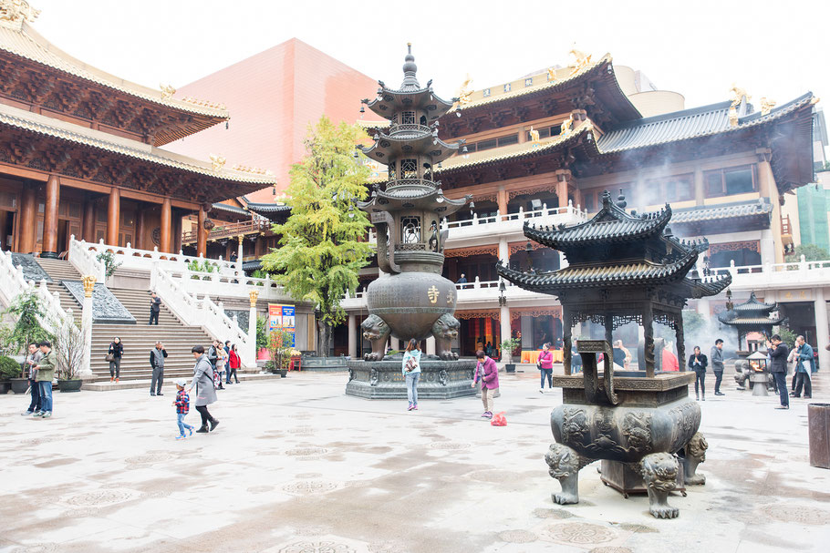 Buddhistischer Jing'an Tempel, Shanghai, China