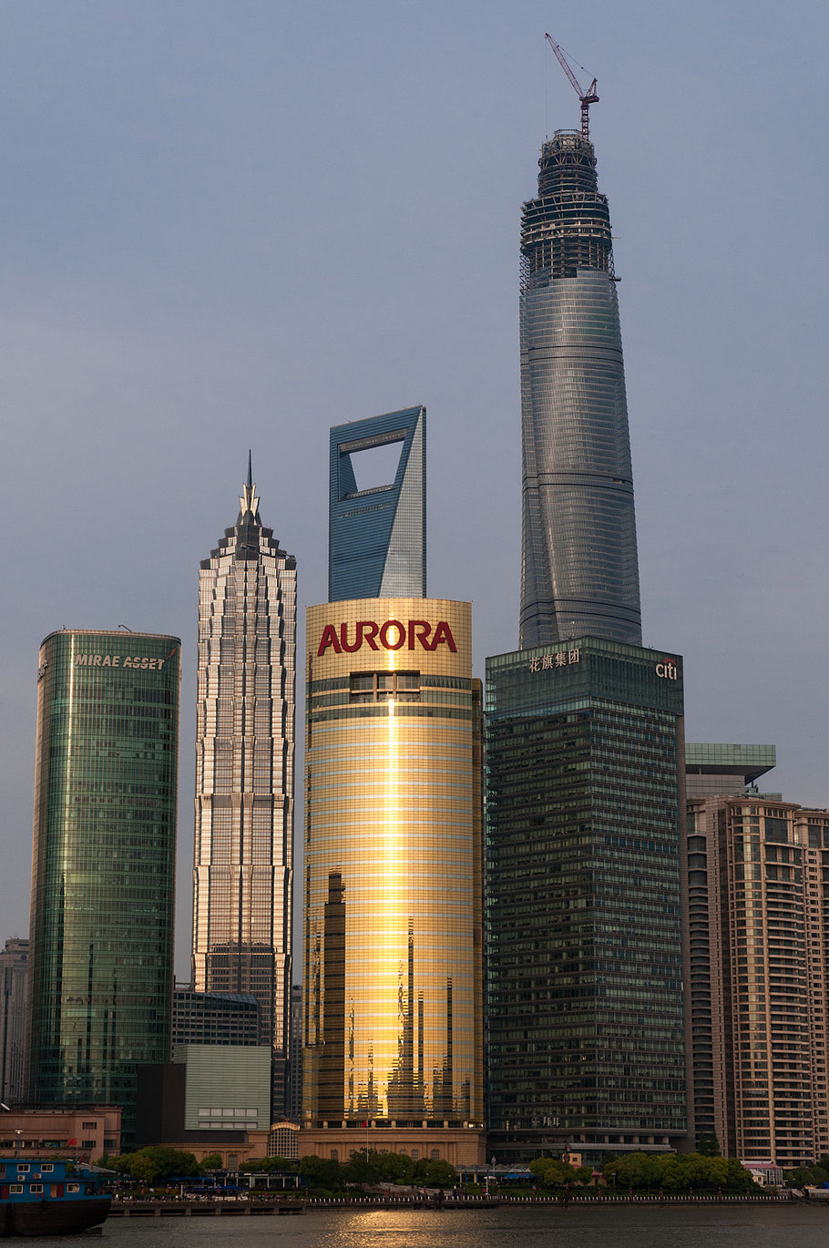 Wolkenkratzer, Pudong, Shanghai, China