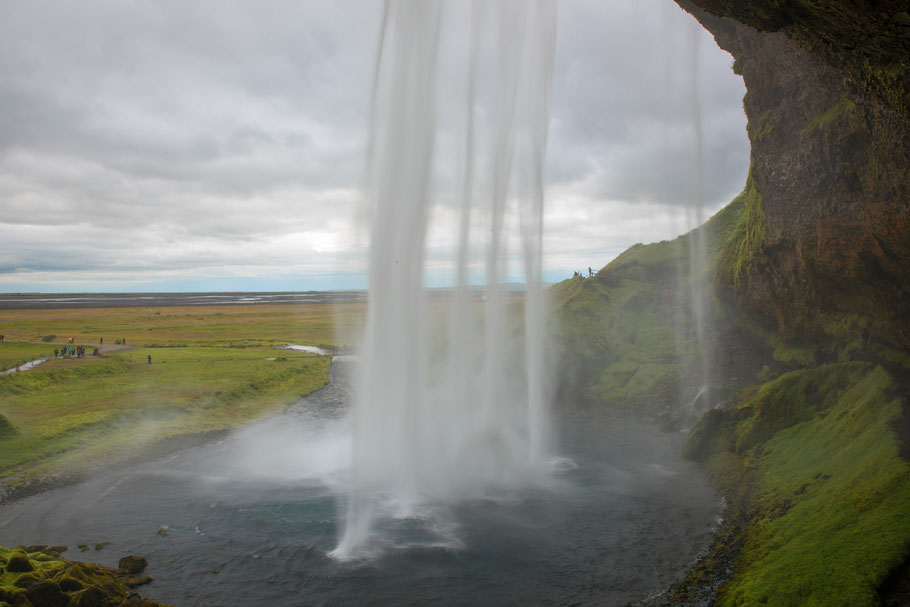 Wasserfall, Seljalandsfoss, Island