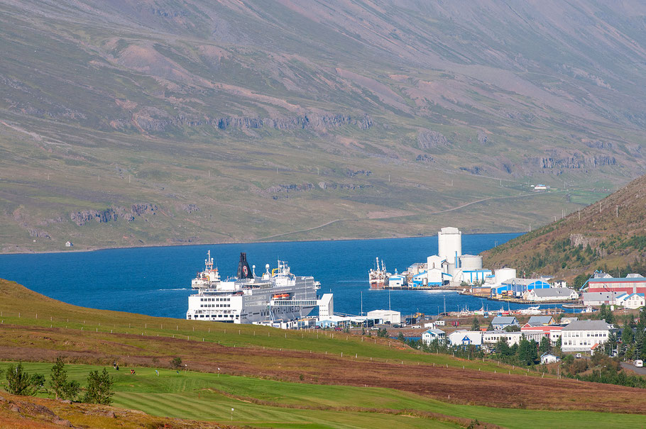 Norönna, Hafen, Seyðisfjörður, Island