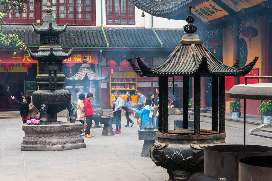 Jade Buddha Tempel in Jing'an, Shanghai, China