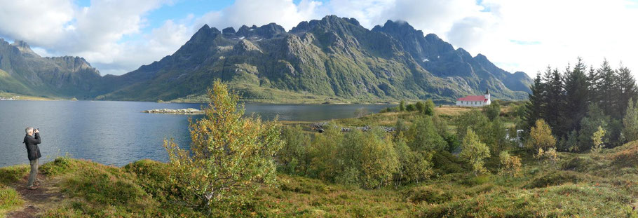 Austnesfjord, Lofoten, Norwegen