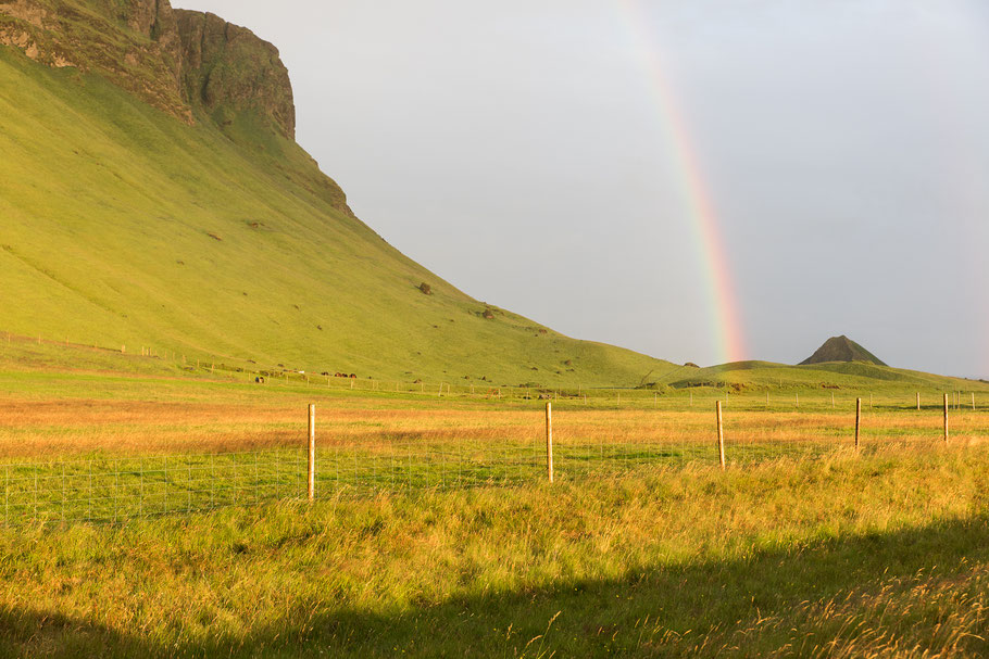 Regenbogen, Island