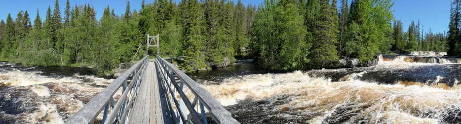 Wasserfall Fjätfallen, Schweden