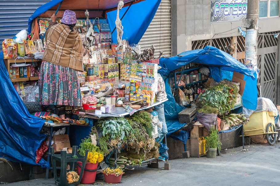 Hexenmarkt, La Paz, Bolivien, Südamerika
