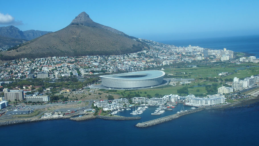 Kapstadt in SÜdafrika - Ziel der Radreise entlang der Garden Route