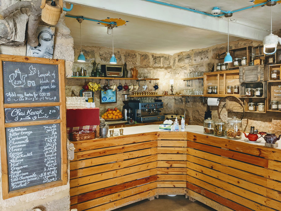 Kitchen View at Kawon-Café/Bookstore in Madaba