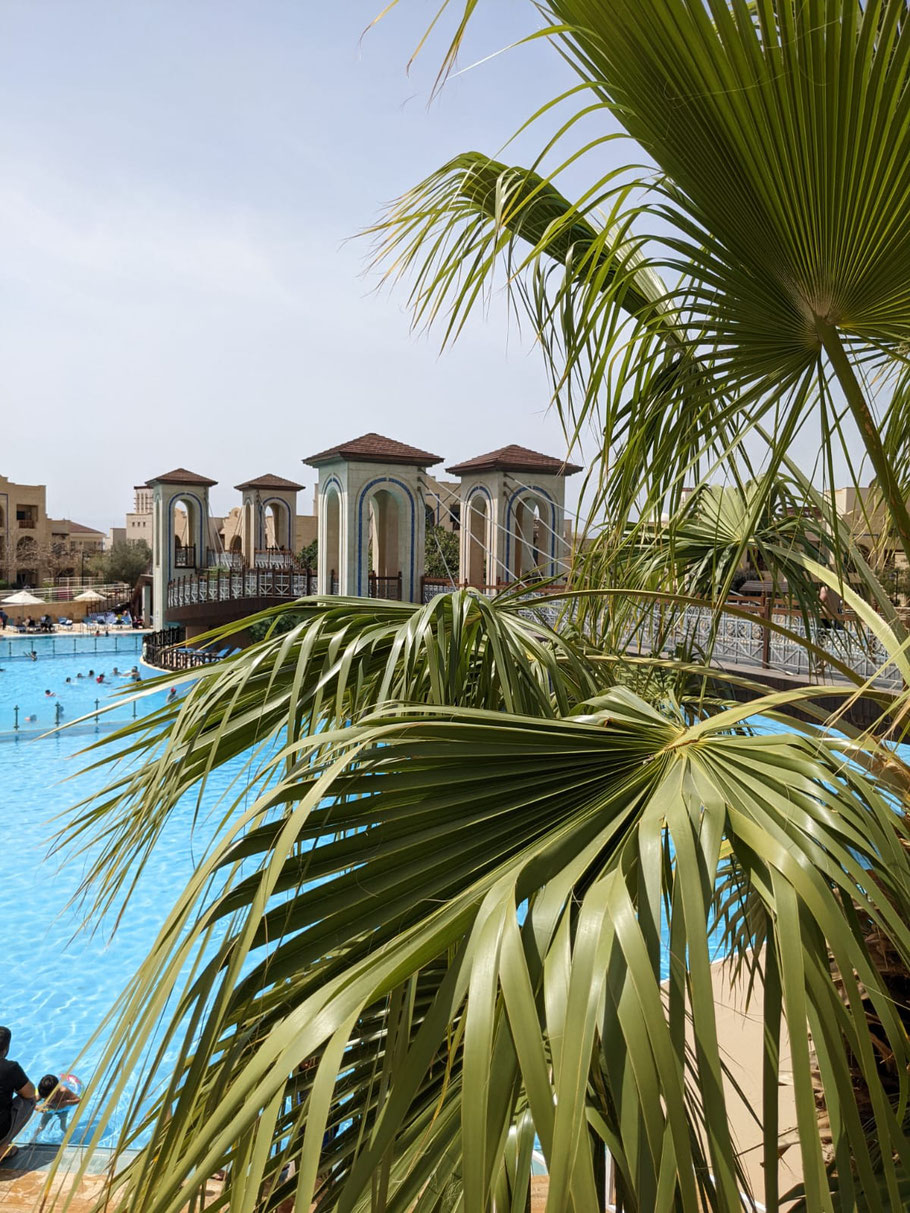 Crown Plaza Pool with a day pass at Dead Sea 