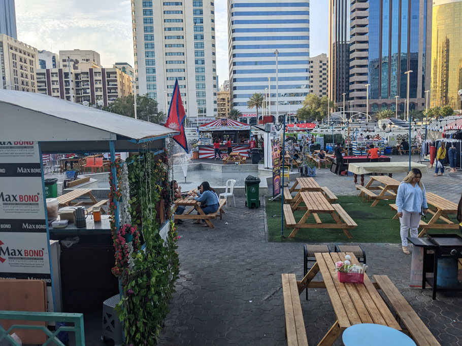 Street Food Festival in front of Madinat Zayed Mall