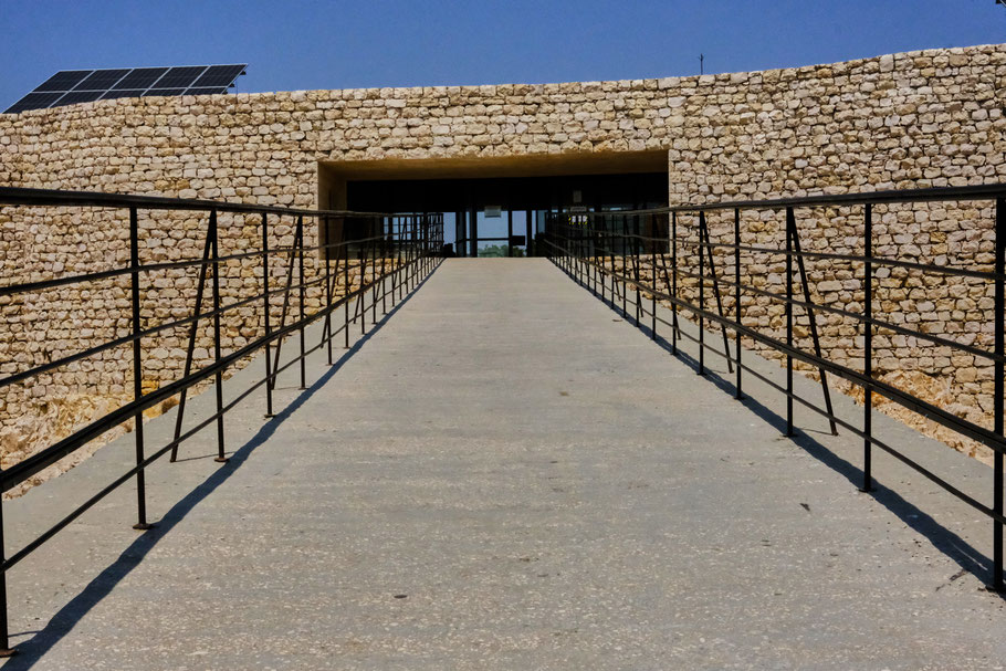 Das Besucherzentrum in Ajloun