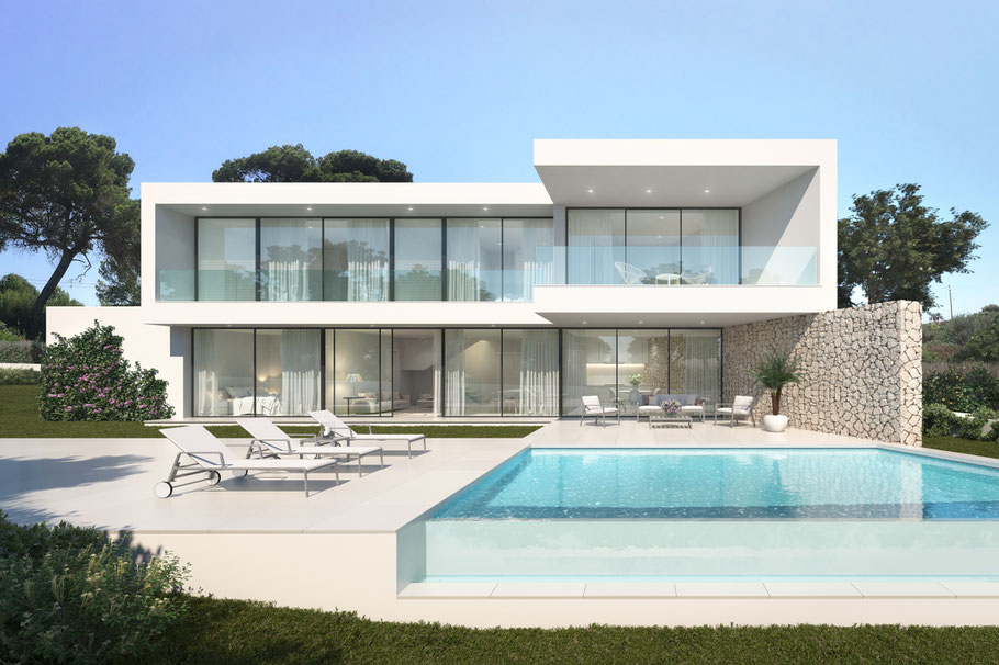 Villa Mallorca in erster Meereslinie in Cala Pi