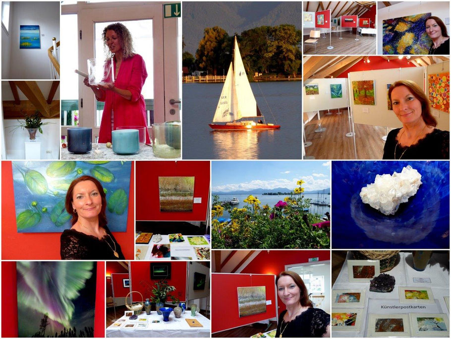 Wunderschöne Ausstellung "Himmel und Erde" zusammen mit Serian T. Kallweit und Kristallmusik von Amithra, 15.07. - 20.07.20116