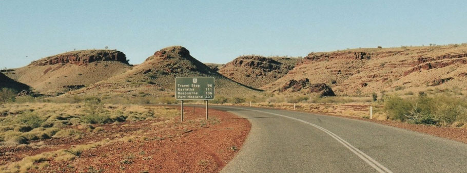 North West Coastal Highway in Westaustralien
