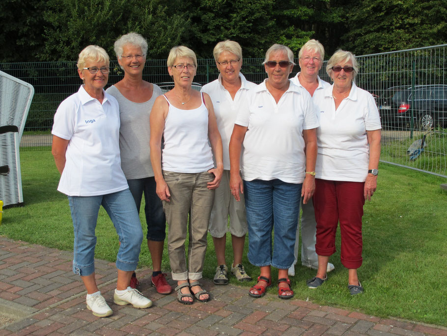 v.l.: Inga, Brigitte, Renate, Ulla, Edith, Annelie und Hella
