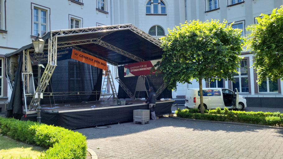 BA86 Stagetrailer, 8 x 6m  Nacht der Kultur Göttingen