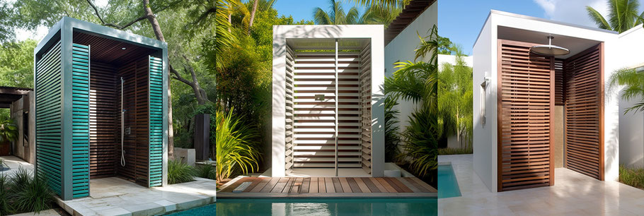 35 Stylish And Refreshing Outdoor Showers - Shelterness