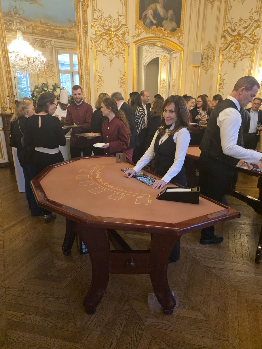 soirée casino entreprise pour une grande marque de luxe