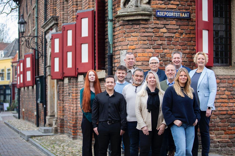 De top 11 kandidaten van Stadspartij Doesburg voor de gemeenteraadsverkiezingen