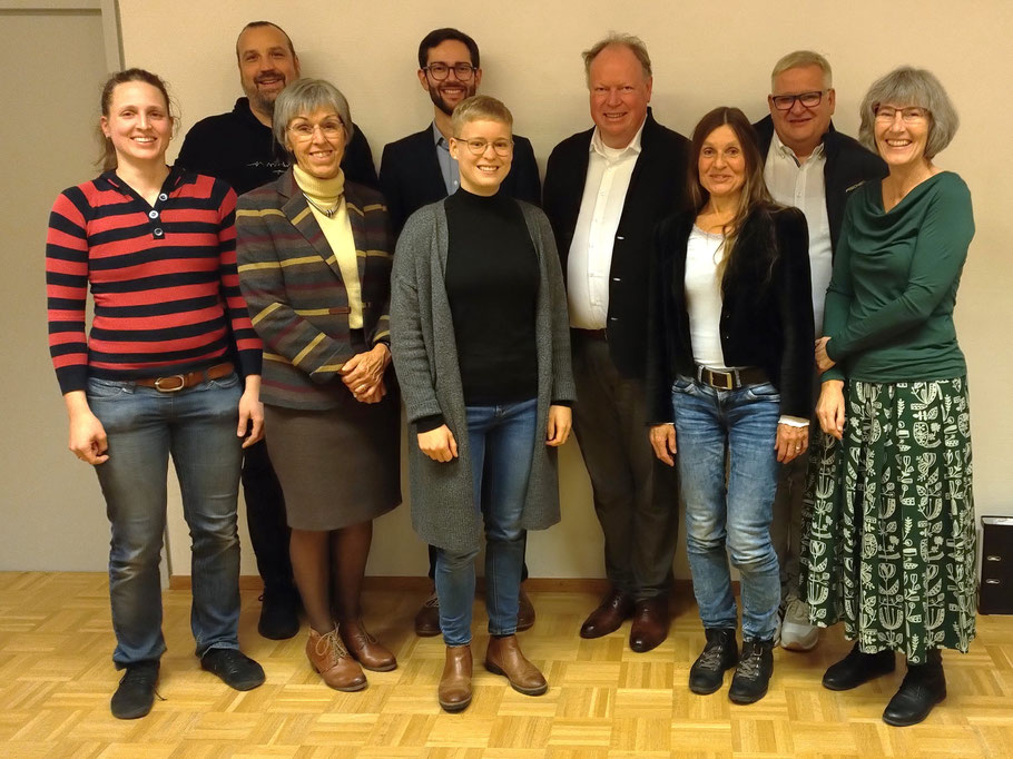Der Vereinsvorstand am 10. November 2023