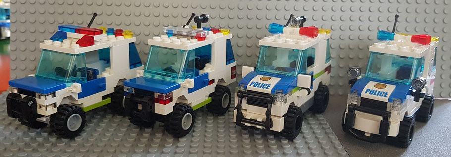 4 studs wide Lego Police Car, Patrol Car, LCPD SUV