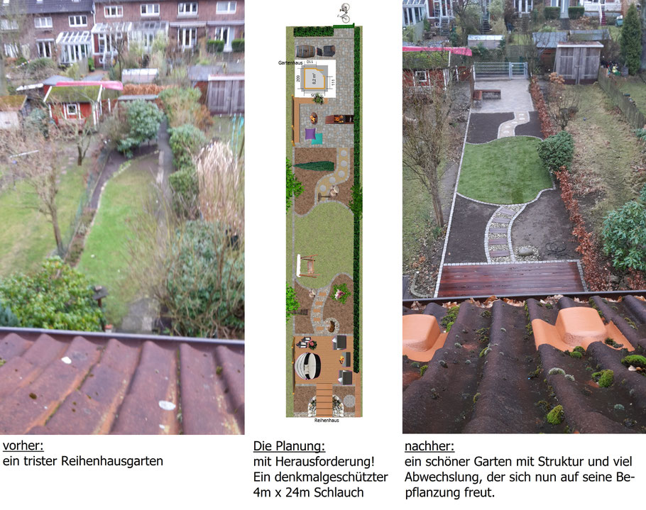 Bild: Gartenplanung Gartengestaltung in Hamburg mit Denkmalschutz