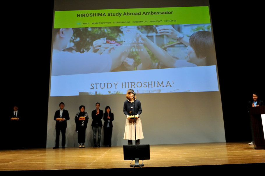 写真:JimdoBestPage2015に選ばれた堀田さん