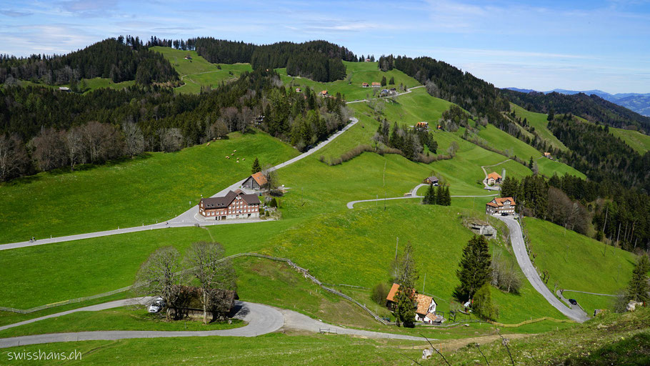 Landmark am Ruppenpass oberhalb Altstätten im Rheintal