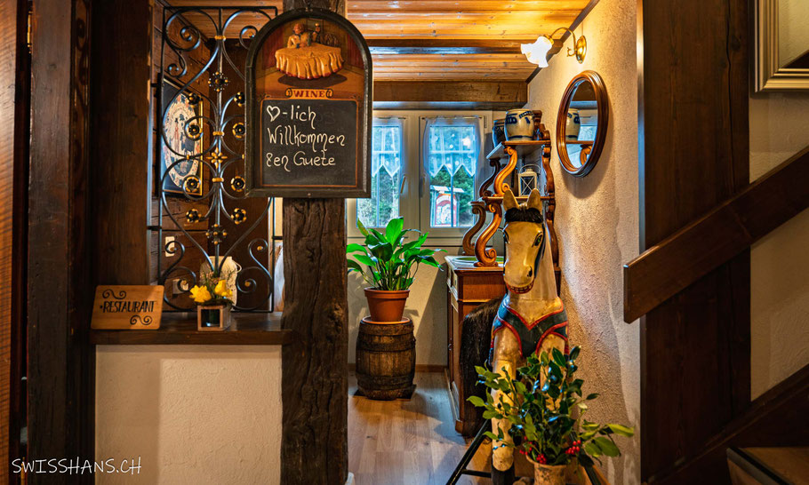 Eingangsbereich im Restaurant Am Seeli