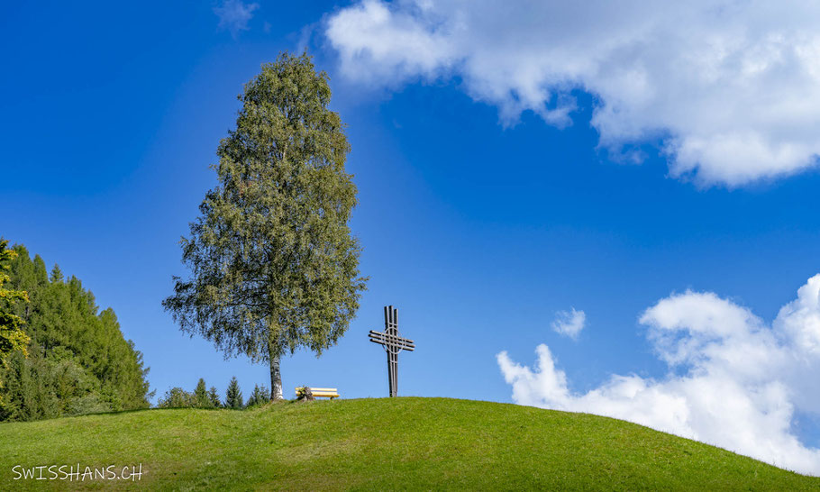 Aussichtspunkt oberer rank-kreuz-sitzbank